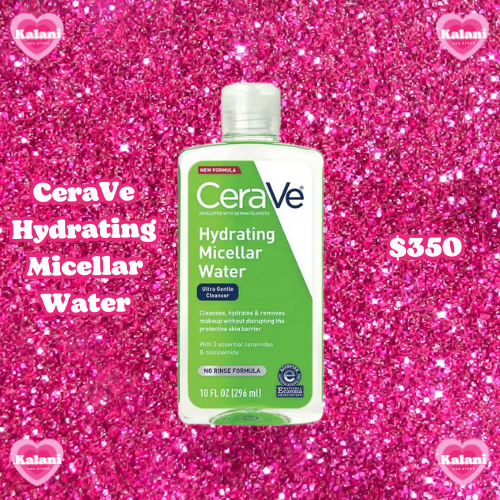 CeraVe Hydrating Micellar Face Cleansing Water & Makeup Remover, 10 oz